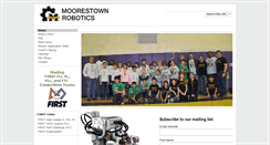 Desktop Screenshot of moorestownrobotics.com