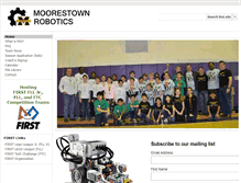 Tablet Screenshot of moorestownrobotics.com